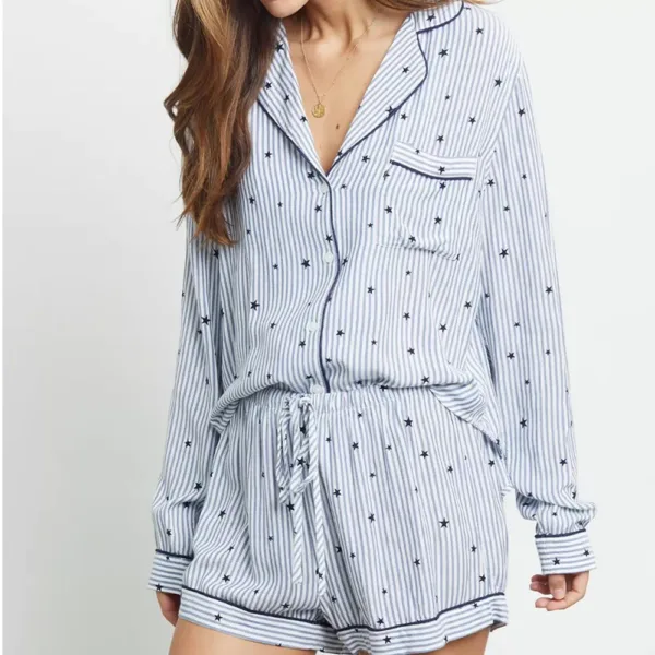 Women’s stripel Pajamas (4)