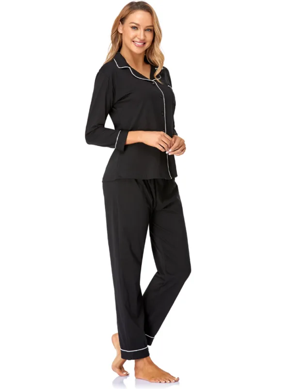 black pajama set