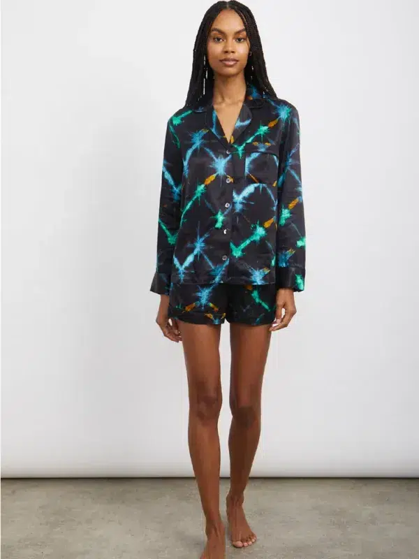 printed pajama set