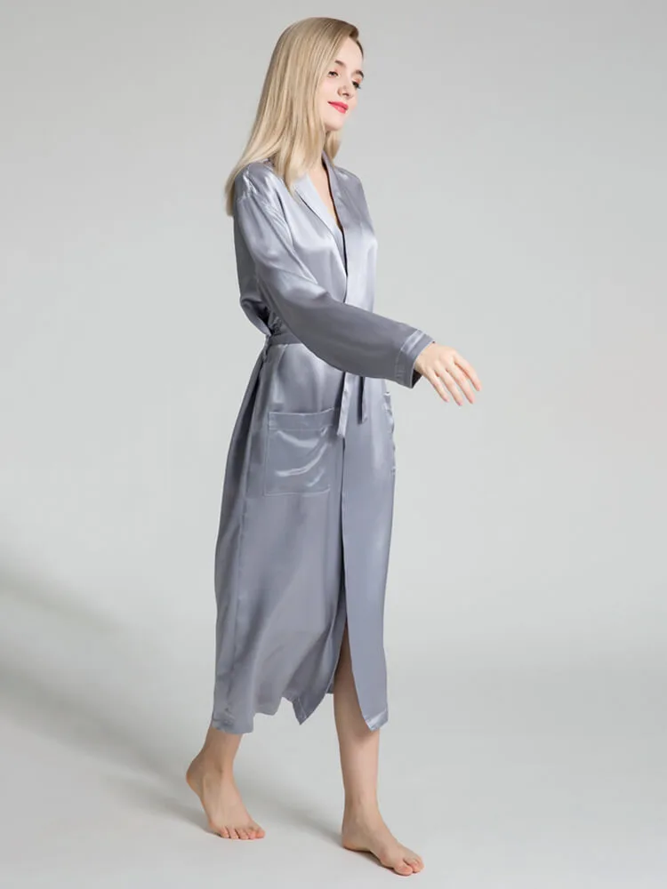 ladies grey dressing gown