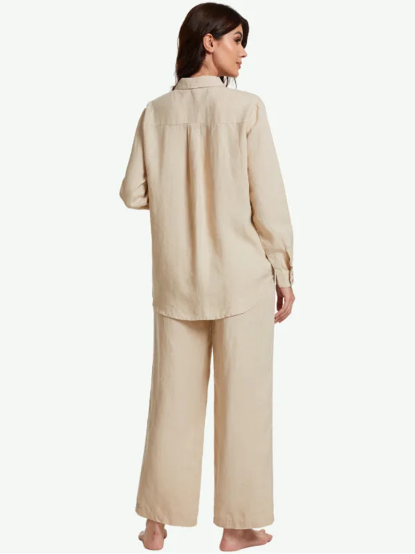linen pajama set